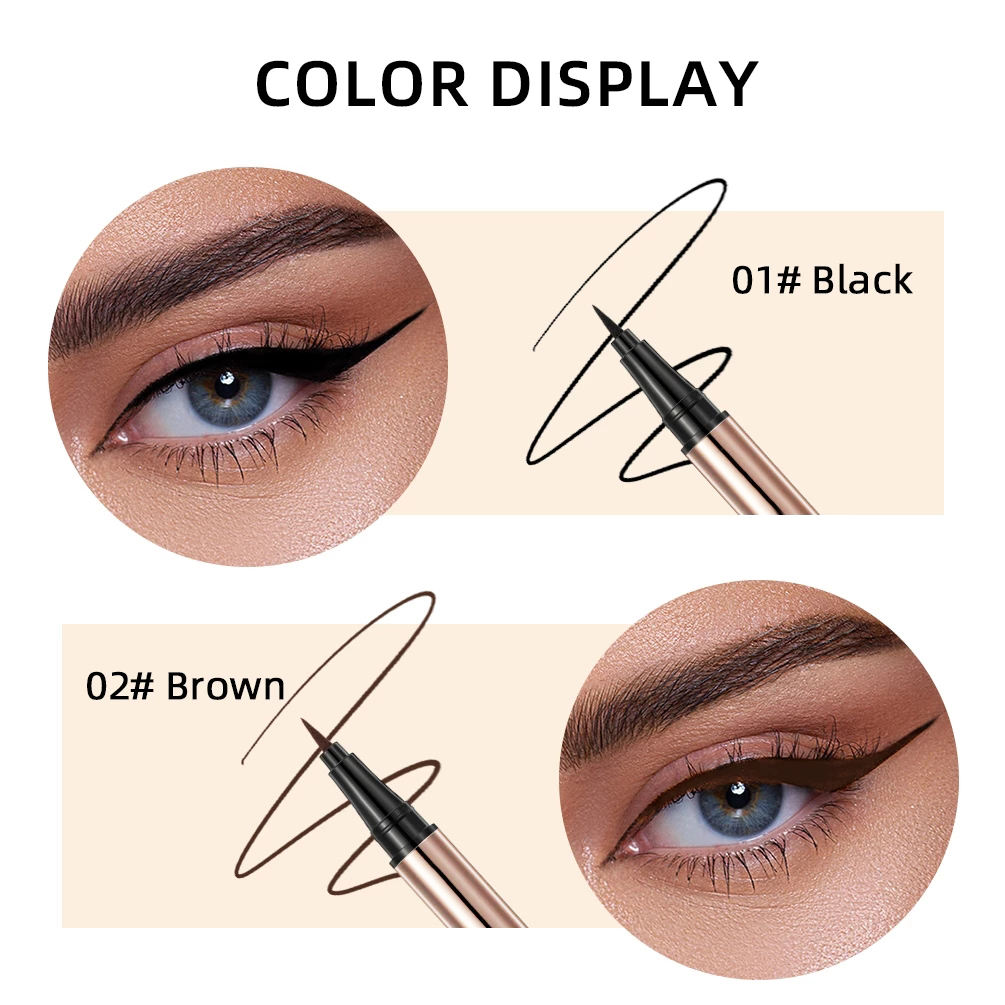 Options eyeliner liquide noir et marron